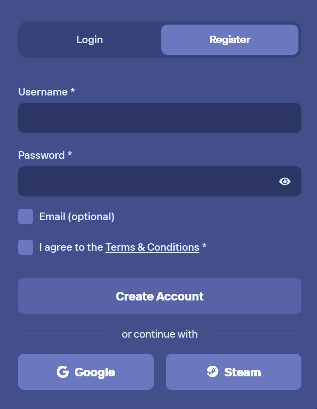 register account duel.com casino