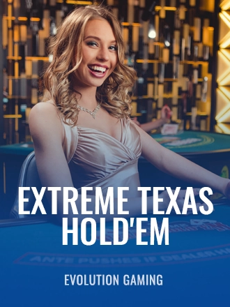 Extreme Texas Hold'em live dealer table at Duel Casino