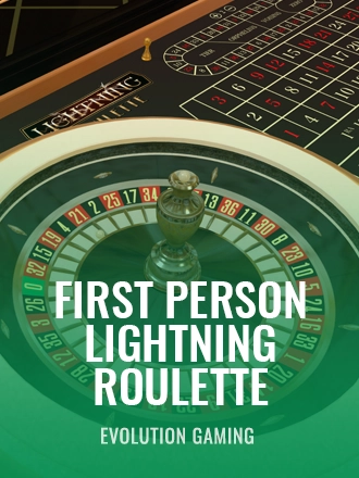 First Person Lightning Roulette table game at Duel Casino