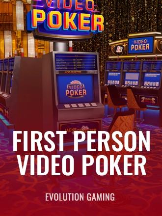 First Person Video Poker table game at Duel Casino