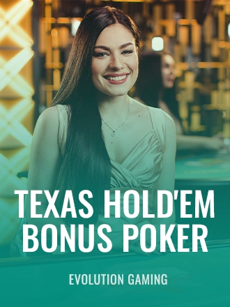 Texas Hold'em Bonus Poker live dealer table at Duel Casino