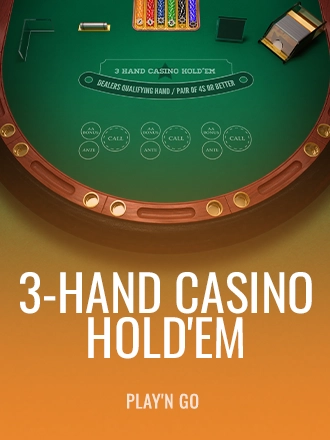 3-Hand Casino Hold'em table game at Duel Casino