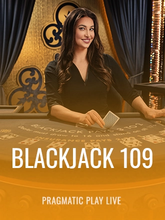 Blackjack 109 live dealer table at Duel Casino
