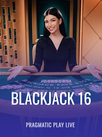 Blackjack 16 live dealer table at Duel Casino
