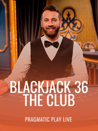 Blackjack 36 - The Club live dealer table at Duel Casino