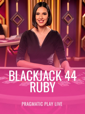 Blackjack 44 - Ruby live dealer table at Duel Casino