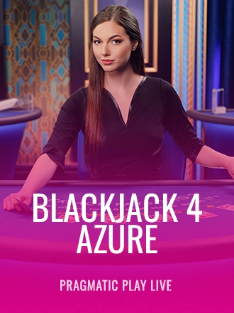 Blackjack 4 - Azure live dealer table at Duel Casino