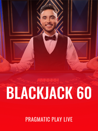 Blackjack 60 - Azure live dealer table at Duel Casino