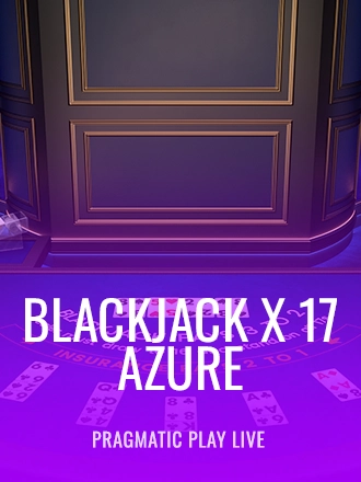 Blackjack X 17 - Azure live dealer table at Duel Casino