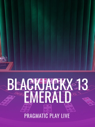 BlackjackX 13 - Emerald live dealer table at Duel Casino