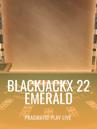 BlackjackX 22 - Emerald live dealer table at Duel Casino