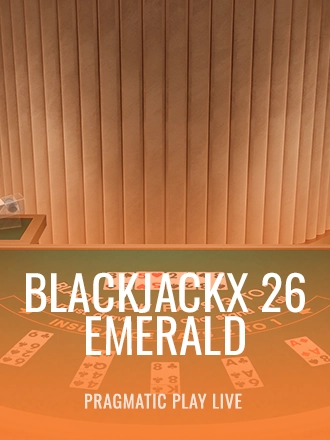 BlackjackX 26 - Emerald live dealer table at Duel Casino