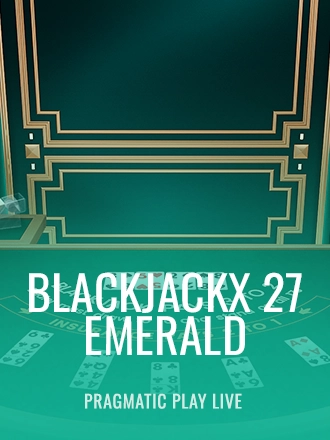 BlackjackX 27 - Emerald live dealer table at Duel Casino