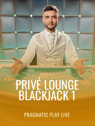 Privé Lounge Blackjack 1 live dealer table at Duel Casino