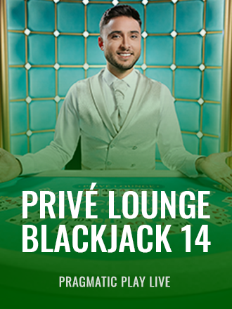 Privé Lounge Blackjack 14 live dealer table at Duel Casino