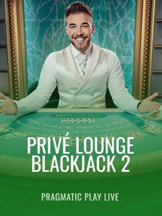 Privé Lounge Blackjack 2 live dealer table at Duel Casino