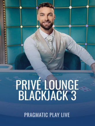 Privé Lounge Blackjack 3 live dealer table at Duel Casino