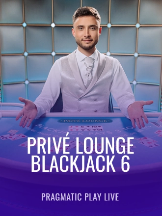 Privé Lounge Blackjack 6 live dealer table at Duel Casino