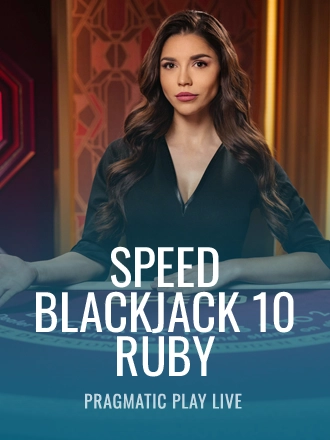Speed Blackjack 10 - Ruby live dealer table at Duel Casino