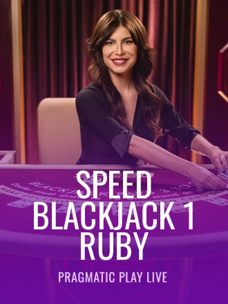 Speed Blackjack 1 - Ruby live dealer table at Duel Casino