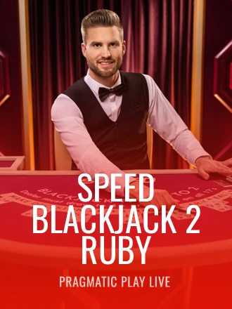 Speed Blackjack 2 - Ruby live dealer table at Duel Casino