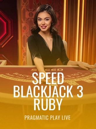 Speed Blackjack 3 - Ruby live dealer table at Duel Casino