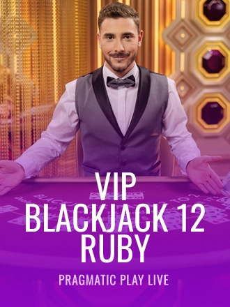 VIP Blackjack 12 - Ruby live dealer table at Duel Casino