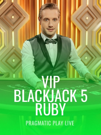 VIP Blackjack 5 - Ruby live dealer table at Duel Casino